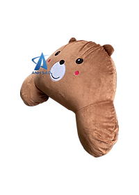 Gối tựa đầu dựa lưng ô tô A hình Teddy giảm đau lưng mỏi cổ
