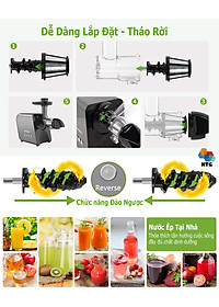 Máy Ép Chậm Ngang LUFVEBUT BP-800 hai tốc độ ép chậm biến đổi, dễ dàng vệ sinh, hàng chính hãng