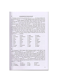 Sách - Câu hỏi trắc nghiệm chuyên đề: Điền từ vào đoạn văn Tiếng Anh