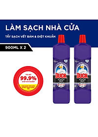 Combo 2 Chai Tẩy Rửa Nhà Tắm DUCK Siêu Tẩy Pro 900mlx2