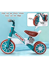 Xe chòi chân thăng bằng cho bé MOTION, có bàn đạp 2in1 yên bằng da, khung xe chắc chắn – TẶNG KÈM ĐÀN XYLOPHONE 8 THANH CHO BÉ, xe tập đi, xe 3 bánh,xe thăng bằng