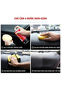   Dung Dịch Dưỡng, Phục Hồi Nhựa Nhám, Làm Đen nhựa nhám, Làm Mới Ghế Da DASHBOARD WAXING 450ml