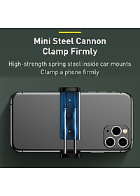 Giá Đỡ Điện Thoại Ô Tô Gắn Cửa Gió Baseus Nhỏ Gọn Xoay 360 Độ Phù Hợp Kích Thước 4.7-6.5 Inch - Hàng Chính Hãng