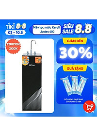 Máy lọc nước có chế độ lạnh, 7 lõi lọc hàng chính hãng Karofi Livotec 600, Màng RO 100GDP Hàn Quốc