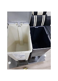 Thùng rác đạp chữ nhật Hiro 30L (Kèm ruột) - Chính hãng INOCHI