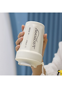 Cốc Giữ Nhiệt Teement Inox 316 Cách Nhiệt, Dung Tích 480ml, Có Dây Cầm Tay Chắn Chắn - Hàng Chính Hãng