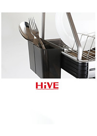 Giá úp chén bát treo tủ bếp trên Premium Black Hive Hàn Quốc