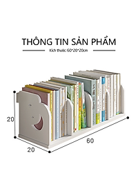 Kệ Sách Để Bàn Làm Việc Họa Tiết Dễ Thương Thương Hiệu IGA - IG410