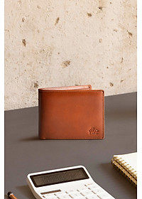 Ví nam da bò Lata ( Thời trang nam - Ví da thật LVN84 )