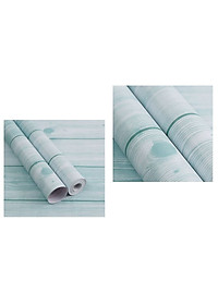 10M Giấy dán tường Vân gỗ xanh WP0204