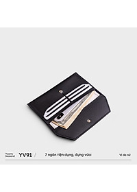 Ví Yuumy ( Thời trang nữ kiểu cầm tay dáng dài - Ví da Verein YV91 )