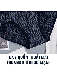 Bộ 5 quần lót nam tam giác cao cấp Nhật Bản - Cạp dệt liền - Không hằn da - Quần sịp xì nam phù hợp với mọi vóc dáng