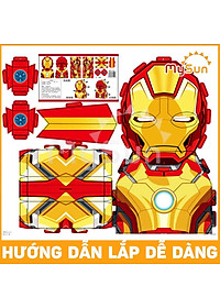 Bộ đồ chơi hóa trang bìa carton SIÊU NHÂN Marvel người nhện Spiderman, Iron man, Batman, Hulk, Thanos, Thor