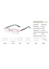 Kính Lão, Kính Viễn 2 Tròng Gọng Khoan Sang Trọng Vừa Dùng Đi Đường Vừa Dùng Đọc Sách, Chống tia Uv400, Chống Lóa - BLUE LIGHT