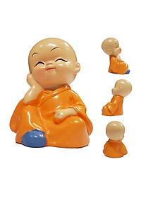 Bộ 4 Chú Tiểu Tứ Không Hàng Chuẩn - Không Nghe, Không Nói, Không Nhìn, Tâm Không Động - Loại 1 - Chính Hãng MINIIN