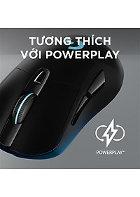 Chuột game không dây Lightspeed RGB Logitech G703 - Cảm biến Hero 25k, tương thích PowerPlay, nhẹ 95g+10g cân tùy chỉnh, pin 60h, PC/Mac - Hàng chính hãng
