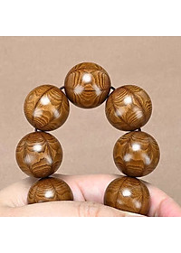 VÒNG TAY CHUỖI GỖ LỤC ĐẠO MỘC LIÊN HOA 15 ly TẶNG HỘP ĐỰNG