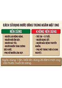 Đông trùng hạ thảo mật ong rừng Phúc Khang 300g - Hũ thủy tinh cao cấp - Công nghệ sấy thăng hoa - Chống lão hóa ,phòng ngừa ung thư ,tim mạch ,bồi bổ cơ thể ...làm quà biếu , quà tặng , bảo vệ sức khỏe