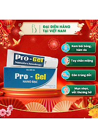 Gel Bôi Bỏng, Hăm Da, Tay Chân Miệng, Mụn Nhọt, Côn Trùng Đốt, Rôm Sảy, Zona, Thủy Đậu Pro - Gel Nano Bạc