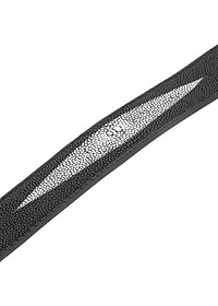 Thắt Lưng Nam Da Cá Đuối Đầu Kim Huy Hoàng HT4503 - Đen