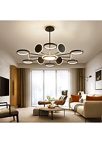 Đèn thả HAIRI phong cách hiện đại với 3 chế độ ánh sáng - kèm điều khiển từ xa.