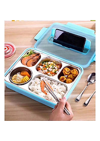 HỘP ĐỰNG CƠM THỨC ĂN CHO DÂN CÔNG SỞ, VĂN PHÒNG - HỘP CƠM NHIỀU NGĂN, TIỆN LỢI,MÀU SẮC DỄ THƯƠNG - Chính Hãng Henrysa