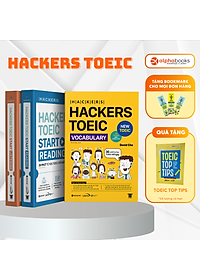 Combo Hackers TOEIC Bứt Phá Điểm Số: Hackers TOEIC Vocabulary + Hackers TOEIC Start Reading + Hackers TOEIC Start Listening