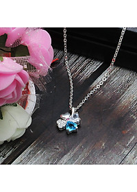 Dây Chuyền Nữ Cỏ 4 Lá May Mắn BẠC HIỂU MINH DMD404