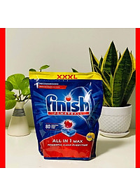 "FINISH TÀI TRỢ" VIÊN RỬA BÁT FINISH ALL IN ONE MAX 10 TÁC DỤNG - HƯƠNG CHANH