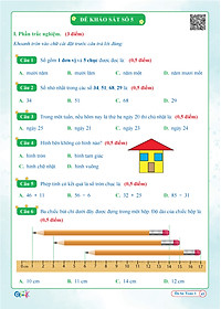 Ôn hè toán 1 ( dành cho học sinh lớp 1 lên lớp 2 ) theo chương trình sách giáo khoa mới nhất