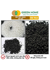 Dây rút nhựa, D10cm, bao 100 sợi, màu đen, siêu bền, dẻo, làm giàn, đỡ trái, cố định hàng rào, dây cáp điện |Greenhome