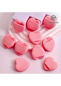 Mút tán kem nền, phấn nước trái tim mini LMcation