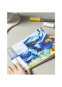 Sổ Vẽ Chuyên Dụng A3 A4 A5 Dmast Cao Cấp Deli - 160/ 300gsm Vẽ Chì Phác Họa Sketchnote Màu Nước Cơ Bản Chuyên Nghiệp