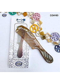 Lược sừng xuất Nhật (Size: M - 17cm) COH163 - Lược khía thon gọn đẹp ️- Chăm sóc tóc