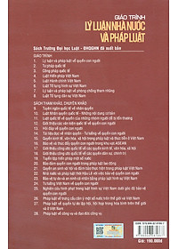 Giáo Trình Lý Luận Nhà Nước Và Pháp Luật - GS.TS. Hoàng Thị Kim Quế - Tái bản - (bìa mềm)