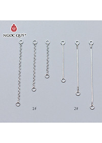 Charm bạc dây xích trang trí - Ngọc Quý Gemstones