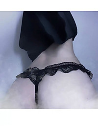 Combo 2 Quần Lót Lọt Khe Phối Ren Hở Đáy Đính Hạt Ngọc Trai Gợi Cảm Cho Nữ (màu ngẫu nhiên) LYEQ059