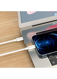 Cáp sạc nhanh PD20W chân Type-C sang iphone, ipad dây dù chống đứt truyền dữ liệu nhanh cho iPhone dài 1M OLAPLE - Hàng chính hãng