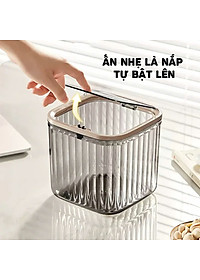 Hộp đựng bông tẩy trang , dụng cụ trang điểm , đồ dùng văn phòng..vv để bàn size 15.1*15.1*8.3 cm - Hàng chính hãng