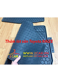 Thảm sàn, Thảm lót sàn xe Toyota RAIZE 2021-2022 cao su đúc, vân tổ ong, không mùi, MẪU MỚI