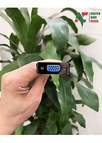 Cáp Chuyển HDMI to VGA MT-ViKi Hỗ Trợ Độ Phân Giải Full HD 1080P - Hàng Nhập Khẩu
