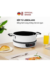 Bếp từ đơn LEBENLANG LBII5505S mặt kính chịu lực, có chức năng hẹn giờ, cài đặt thời gian nấu, công suất 2000W - hàng chính hãng