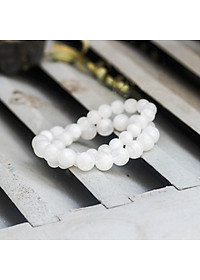 Vòng Tay Đá Mặt Trăng Ánh Xanh