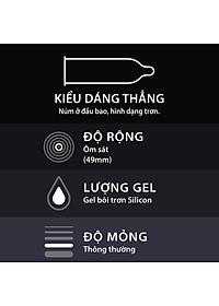 Bộ 2 hộp bao cao su Durex Kingtex 12s (hộp 12 bao) 