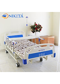 Giường bệnh nhân đa chức năng NIKITA DCN16 - Nâng đầu, Nâng chân, nghiêng trái phải, bô vê sinh, gội đầu, remote