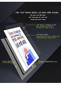 Tranh động lực trang trí phòng làm việc - Việc hôm nay chớ để ngày mai -v3 - DL471