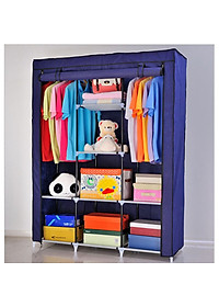 Tủ Vải Quần Áo 3 Buồng 8 Ngăn To, Bền - Hàng Chính Hãng