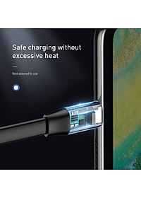 Cáp sạc và truyền dữ liệu USB chân Type-C chính hãng Baseus dài 23cm 