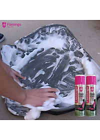 Bình Vệ Sinh Ghế Da - Nội Thất Ô Tô Flamingo F002 650ml HÃNG PHÂN PHỐI CHÍNH THỨC