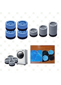 [Tốt Bền] Bộ 04 Chân Đế KhoNCC Chống Rung Lắc, Giảm Ồn Máy Giặt - Tủ Lạnh - Hàng Chính Hãng - KLVQ-5214-BCRMG